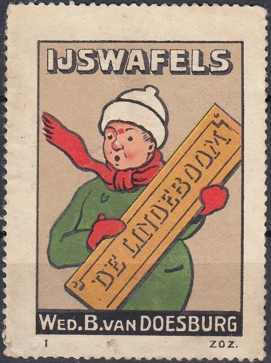 Nederland- Sluitzegel - 1915- Doesburg -- De Lindeboom -1-, Postzegels en Munten, Ophalen of Verzenden, T/m 1940, Postfris