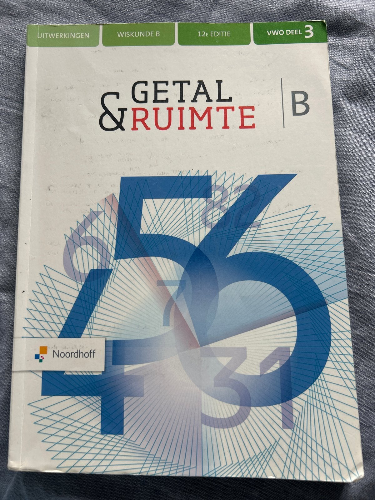 Getal & Ruimte Uitwerkingen VWO B deel 3 - 12e editie, Boeken, Ophalen of Verzenden, Zo goed als nieuw, Overige niveaus