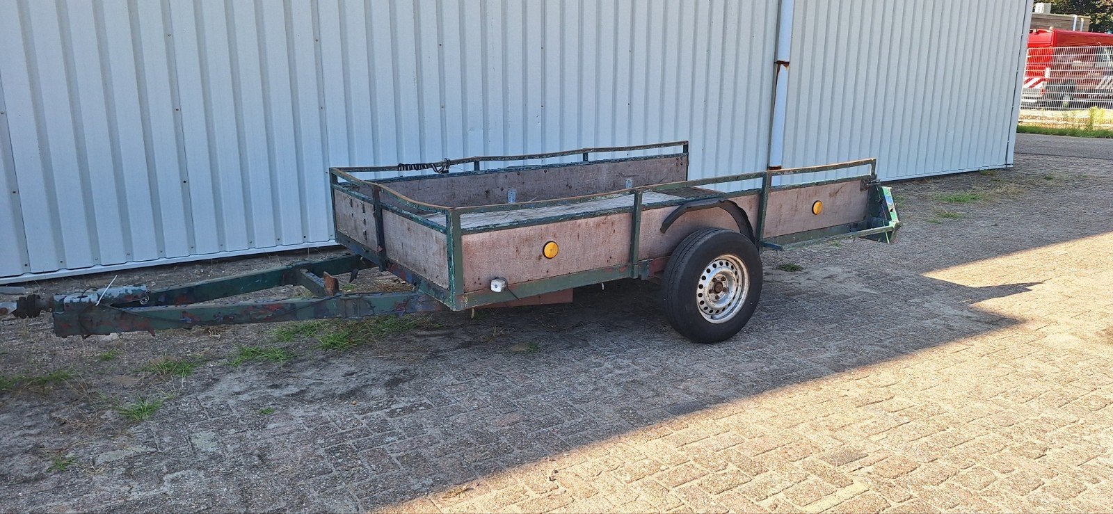 Aanhanger opknapper, Ophalen, Gebruikt