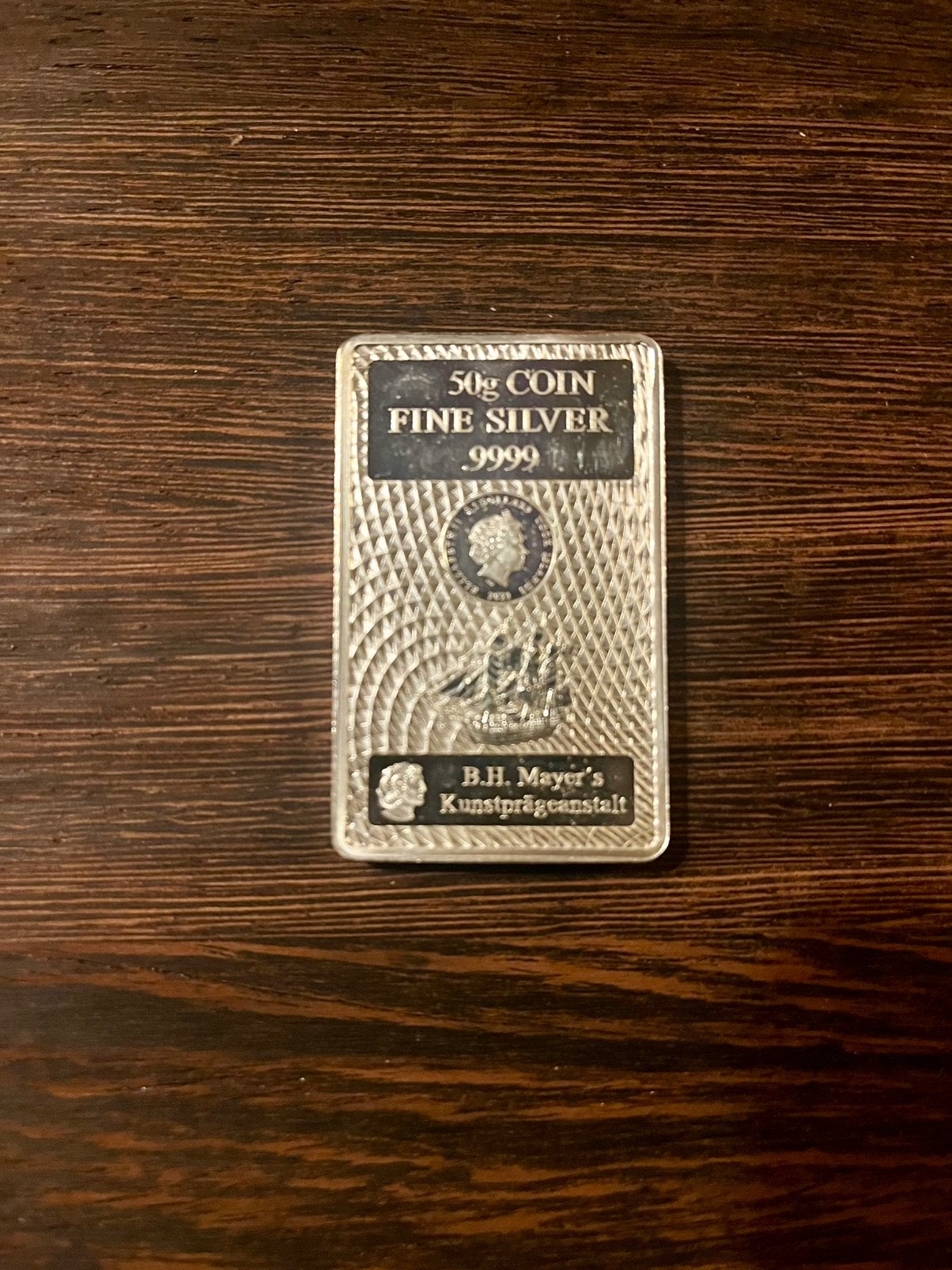 Cook Island 50 gram, Verzenden, Zilver