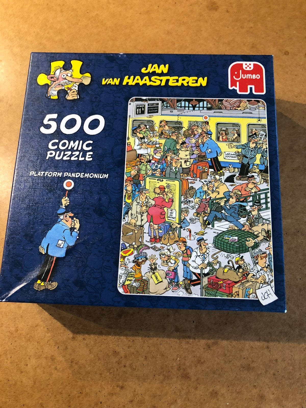 Jan van Haasteren Platform Pandemonium 500 stukjes, Ophalen of Verzenden, 500 t/m 1500 stukjes, Zo goed als nieuw