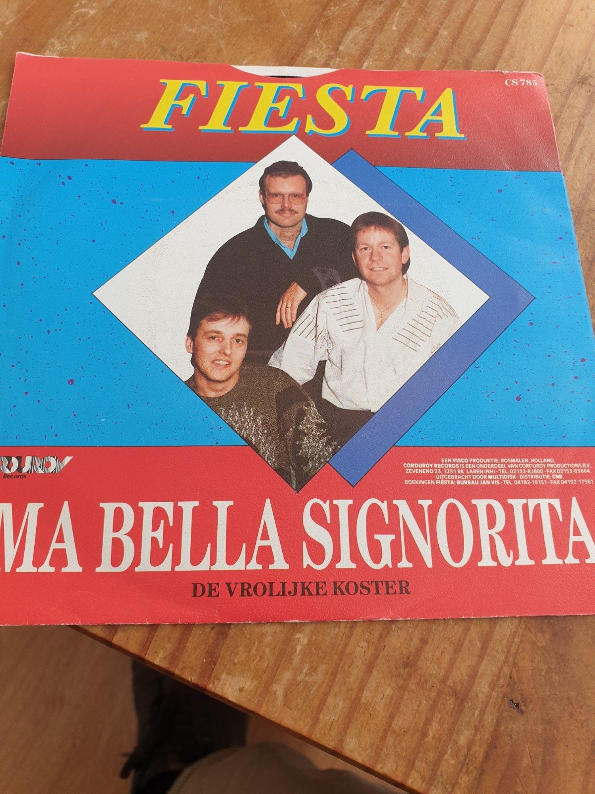 Fiesta - Ma Bella Signorita / De Vrolijke Koster (Single), Gebruikt, Verzenden, 7 inch, Overige typen