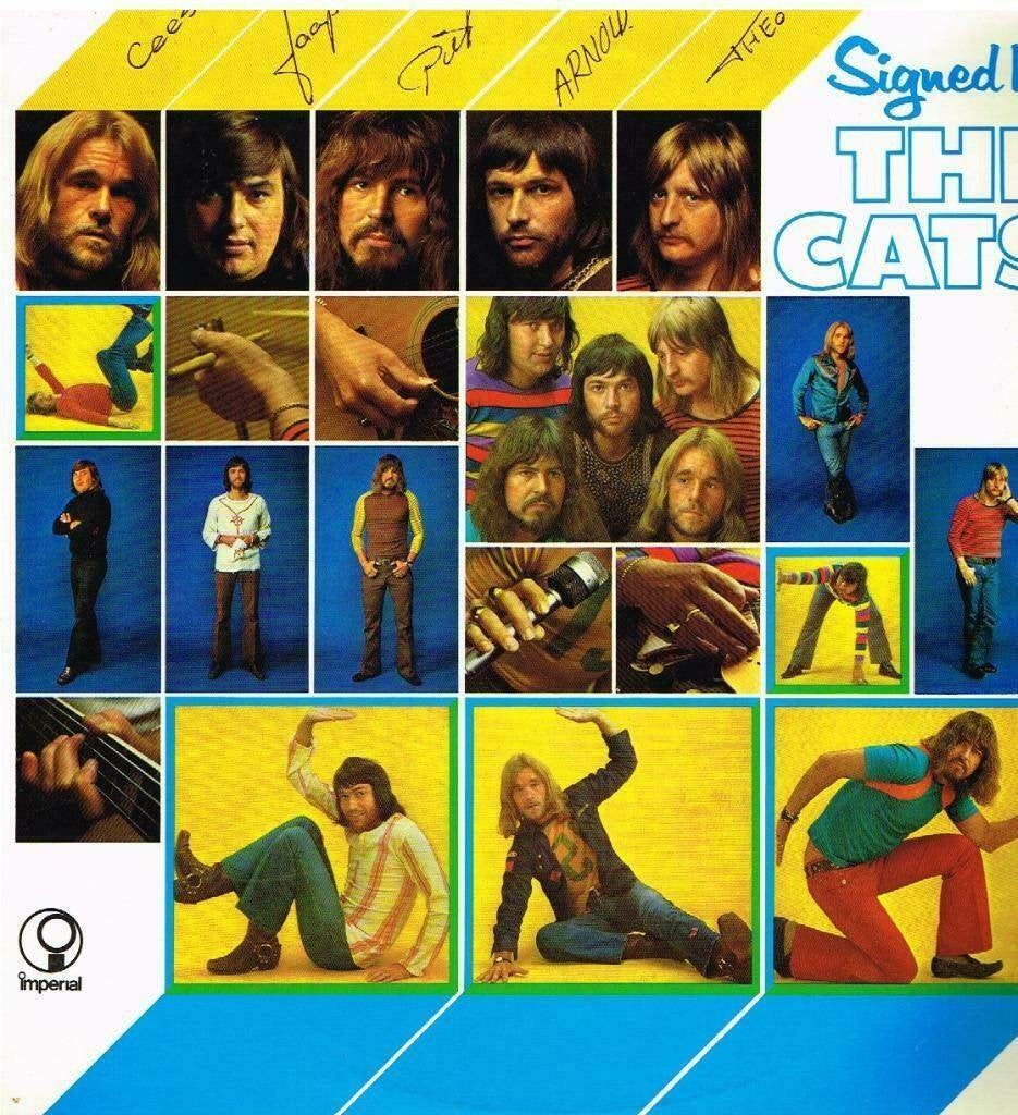 LP -The Cats - Signed by The Cats 1972 Imperial SC 056-24756, Originele persing, Ophalen of Verzenden, Gebruikt, 12 inch