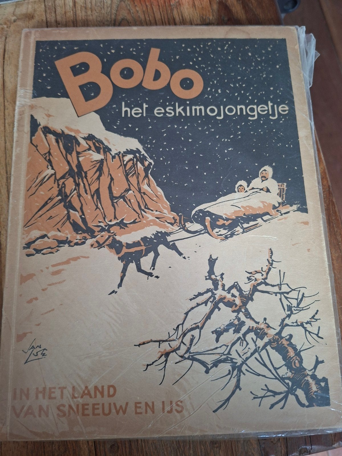 Bobo t Eskimojongetje - In het land van sneeuw en ijs (1956, Ophalen of Verzenden, Gelezen