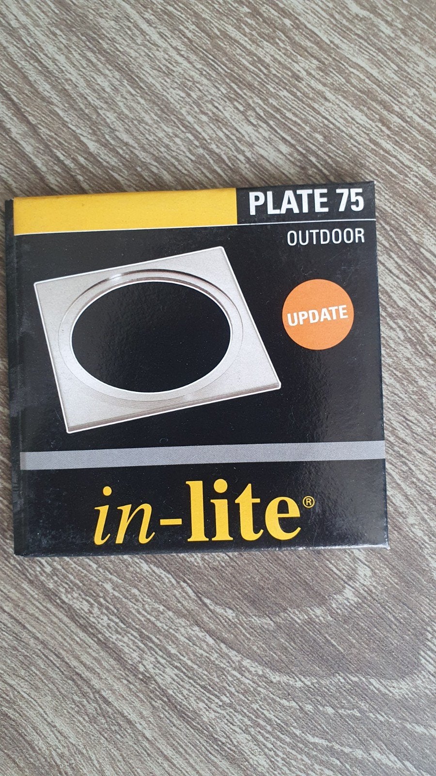 In-lite Plate 75 afdekplaatje voor buiten spotjes armatuur, Minder dan 50 watt, Nieuw, Ophalen of Verzenden, Netvoeding