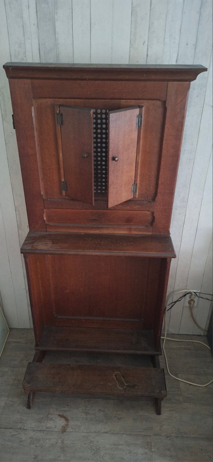 Antieke houten knielbank met opbergruimte, Antiek en Kunst, Ophalen