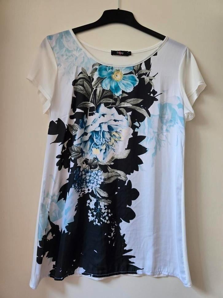 Blouse maat L, Wit, Maat 42/44 (L), Enjoy, Nieuw