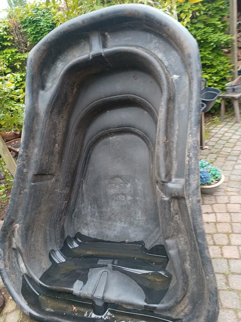 Mooie kunststof vijver Start 500 met lavastenen, Tuin en Terras, Vijvers, Ophalen, Gebruikt