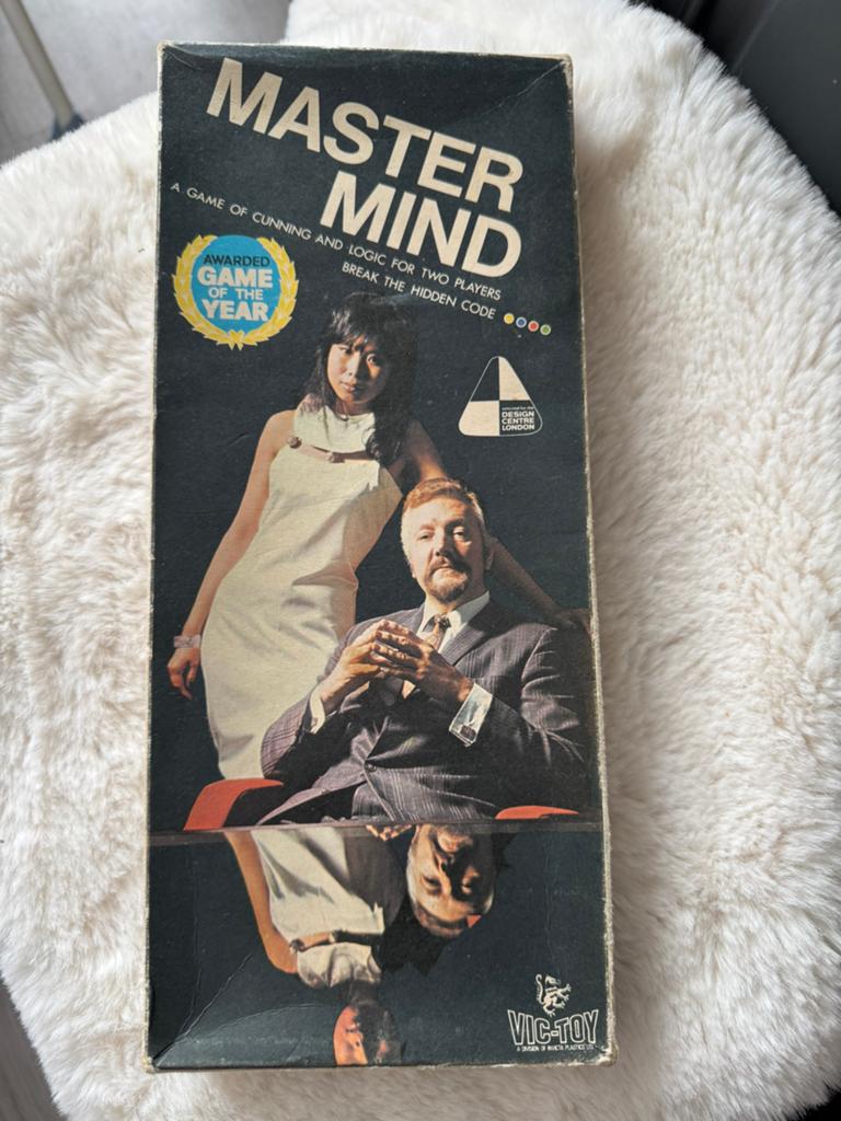 Mastermind 1972 - Originele Vintage Uitgave Invicta Plastics, Een of twee spelers, Ophalen of Verzenden, Gebruikt