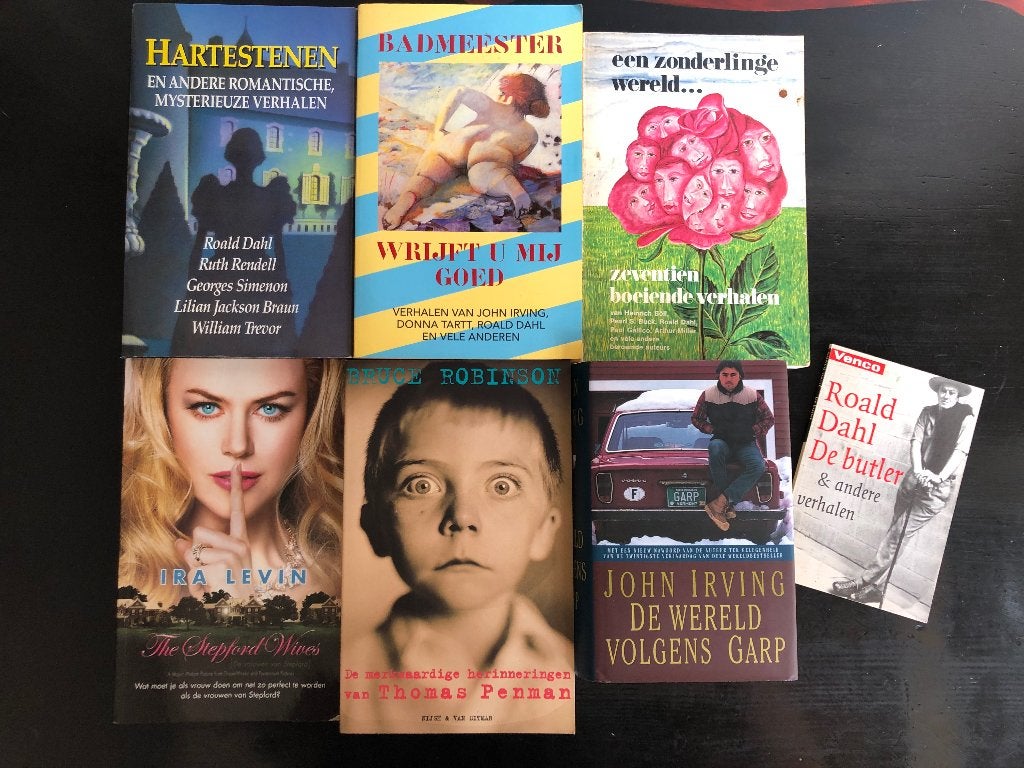 Set van 6 boeken Roald Dahl, John Irving, Ira Levin, Boeken, Thrillers, Ophalen of Verzenden, Gelezen