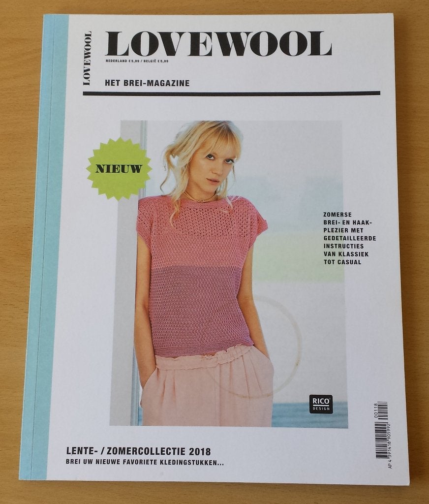 Lovewool nr.1 - Rico Design - Lente/Zomer 2018, Gebruikt, Breien of Haken, Ophalen of Verzenden, Rico Design
