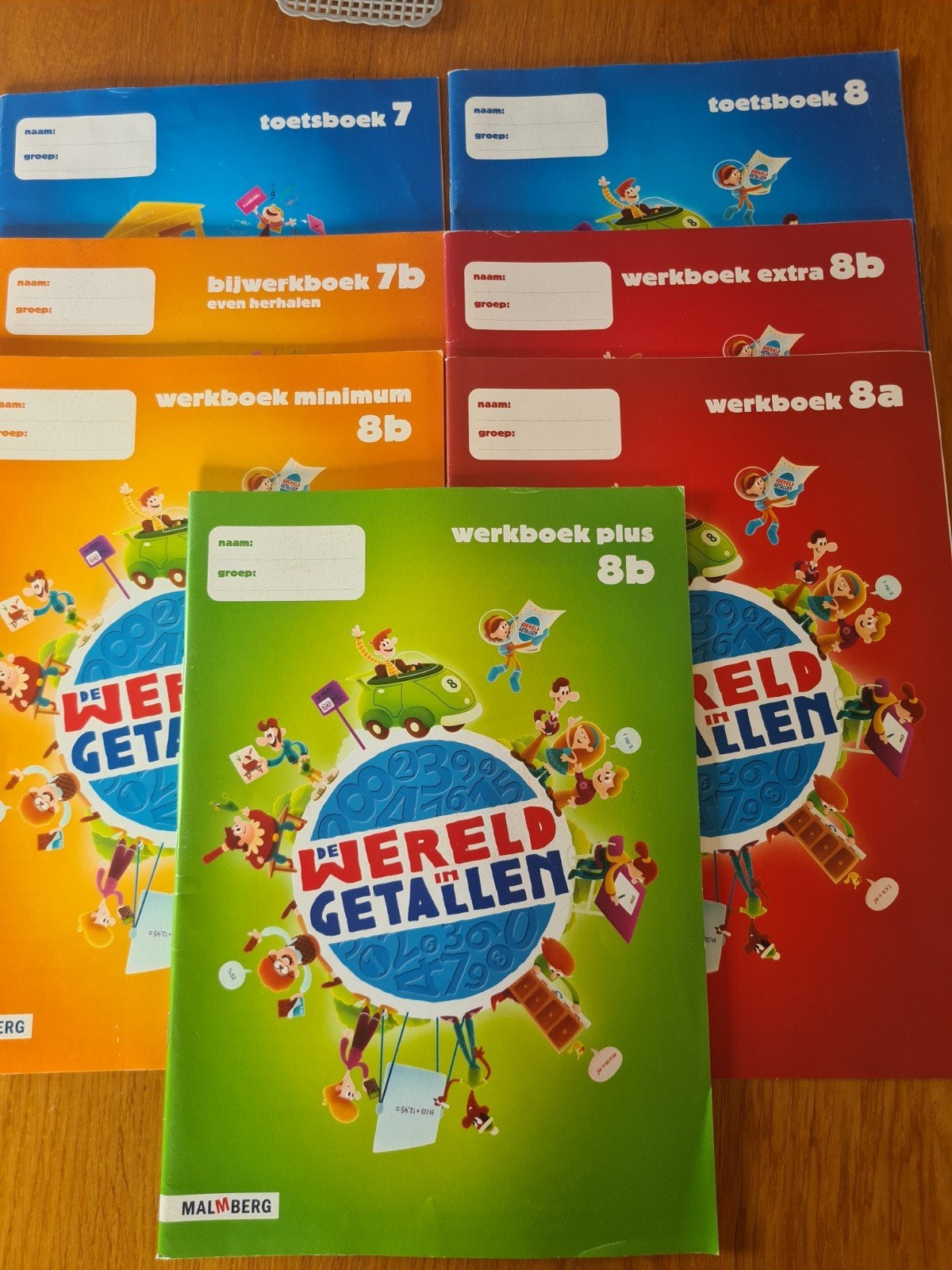 7x werkboeken "de wereld in getallen", Ophalen of Verzenden, Nieuw, Overige niveaus, Overige vakken