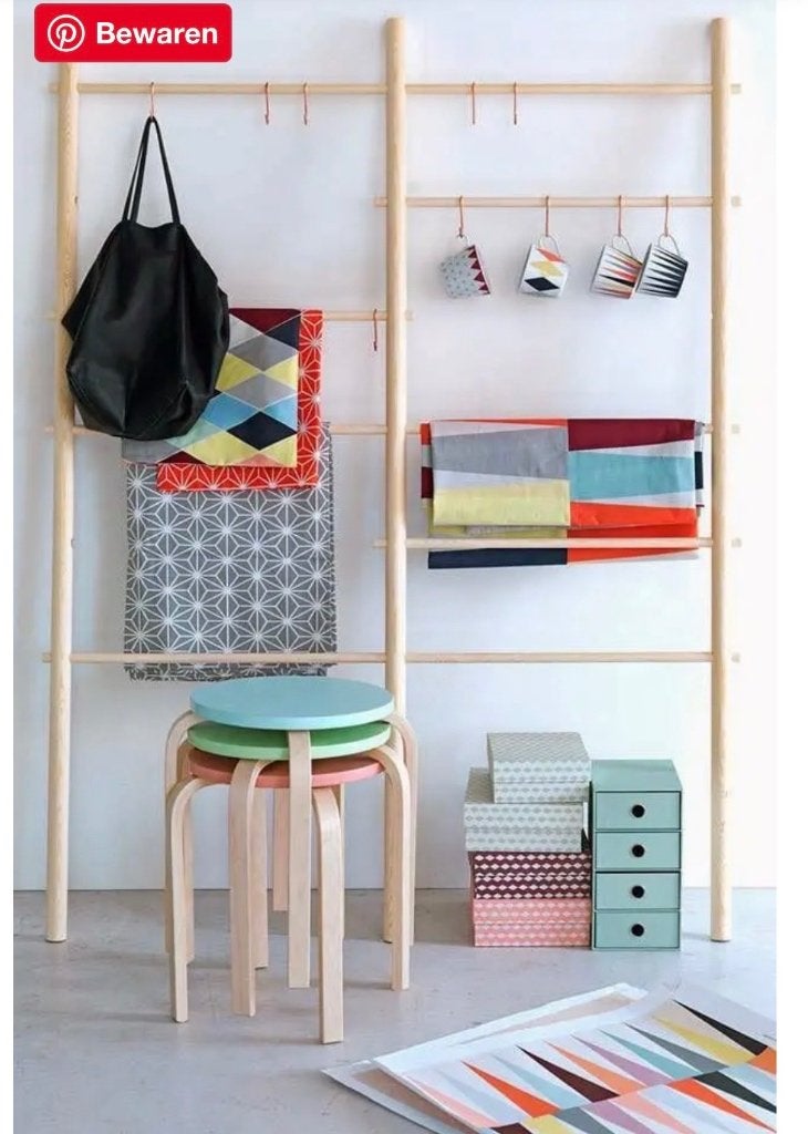 IKEA x Art Rebels - wandrek 'BRÅKIG', limited collectie, Huis en Inrichting, Ophalen, Met plank(en), Zo goed als nieuw, Minder dan 150 cm