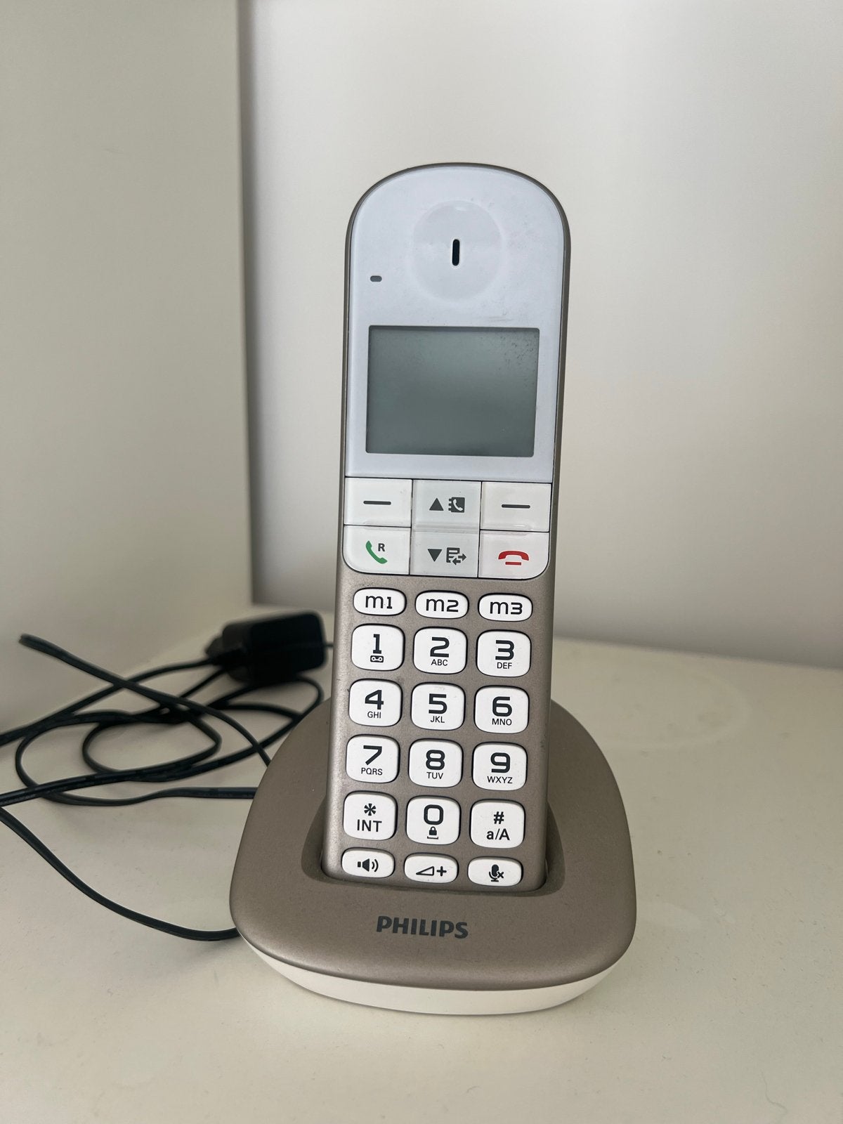 Philips XL49X Draadloze telefoon met basisstation, Telecommunicatie, Ophalen of Verzenden, Gebruikt, 1 handset