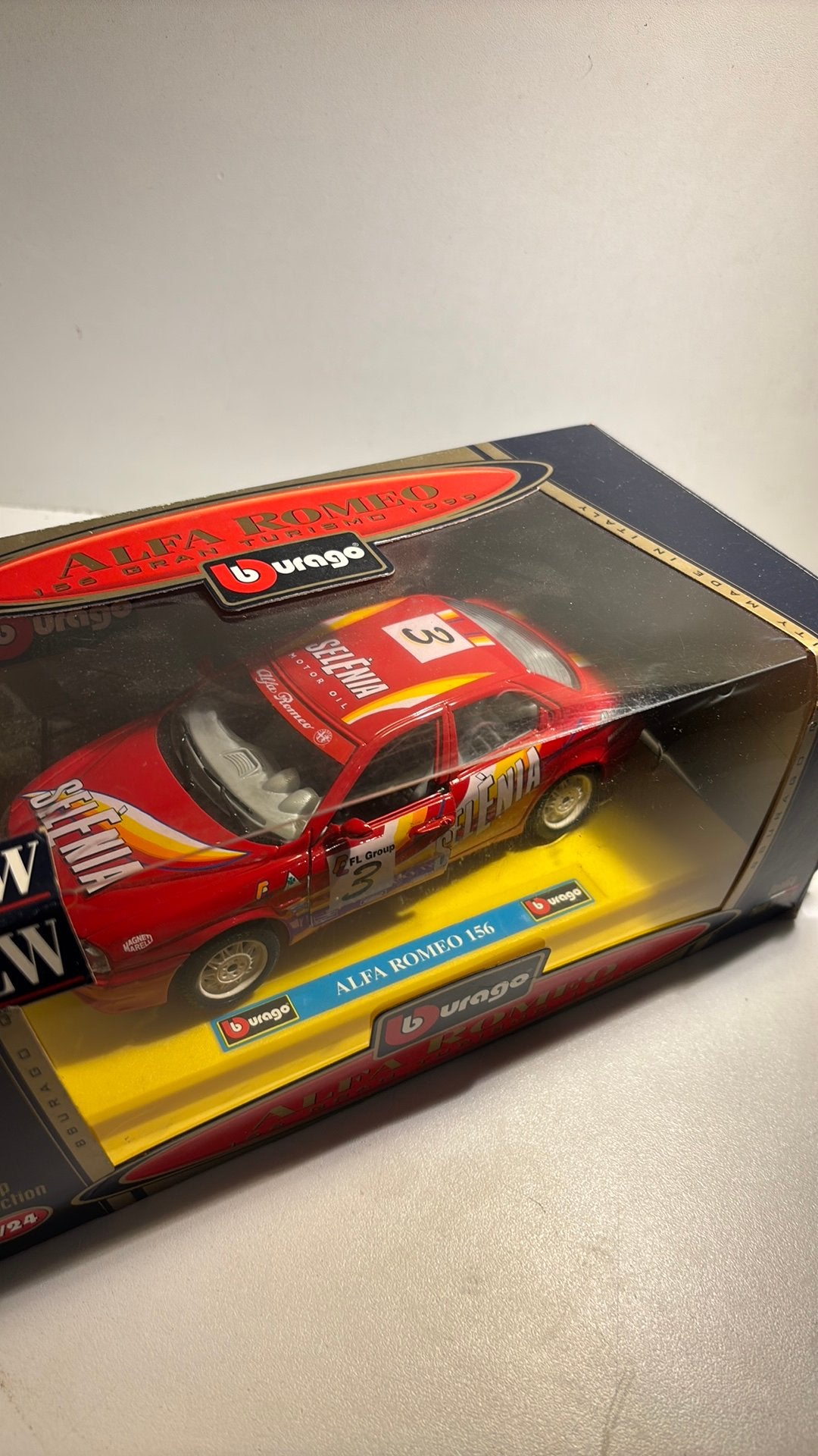 Alfa romeo 156 gran turismo 1999 Bburago 1.24, Hobby en Vrije tijd, Ophalen of Verzenden, Bburago, A, A