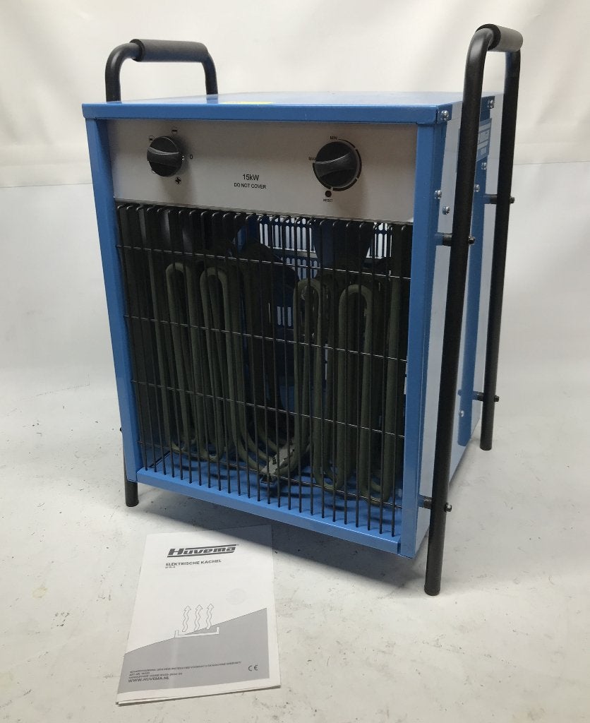 Elektrische kachel, Huvema, EF 15-4, 400 volt, Ophalen, 30 tot 80 cm, Minder dan 60 cm, 800 watt of meer