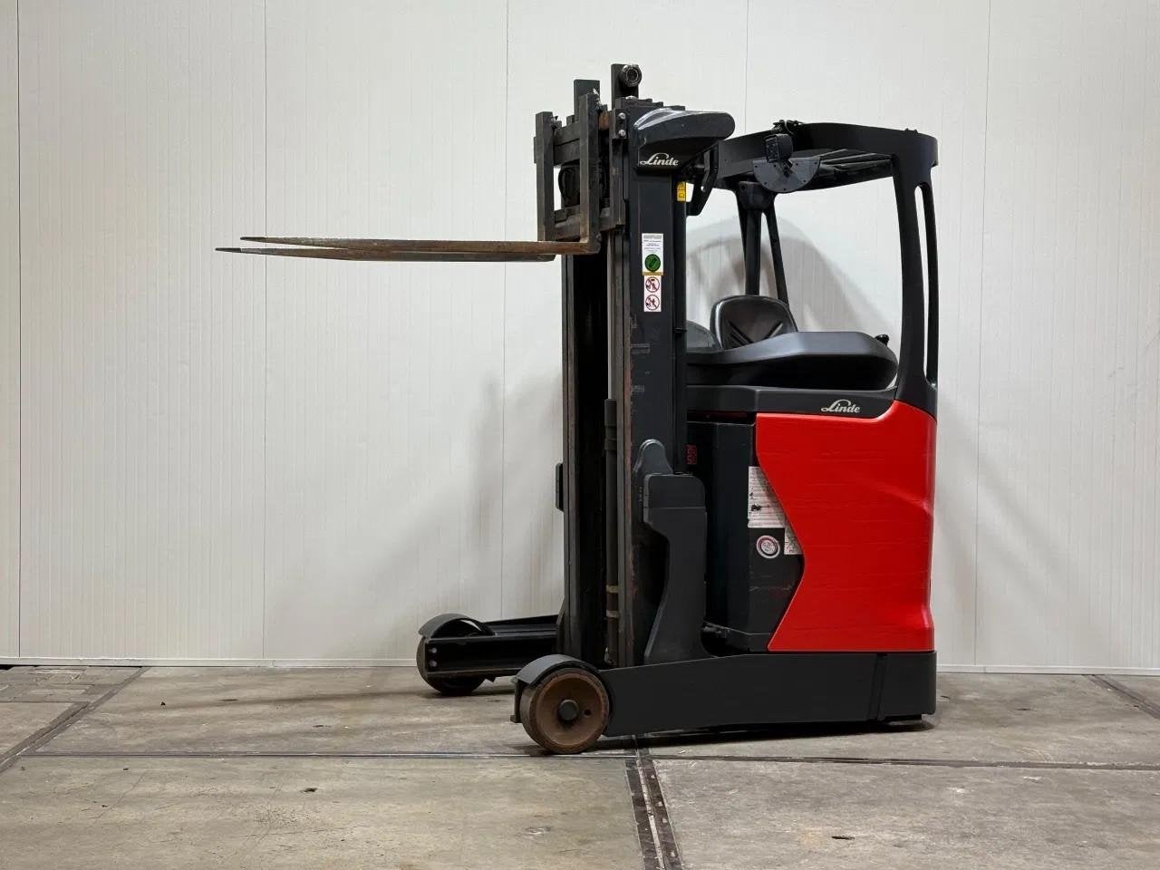 Linde R12B reach truck 4,7m triplex freelift Sideshift HL104, 1000 tot 2000 kg, Elektrisch, Reachtruck, Linde