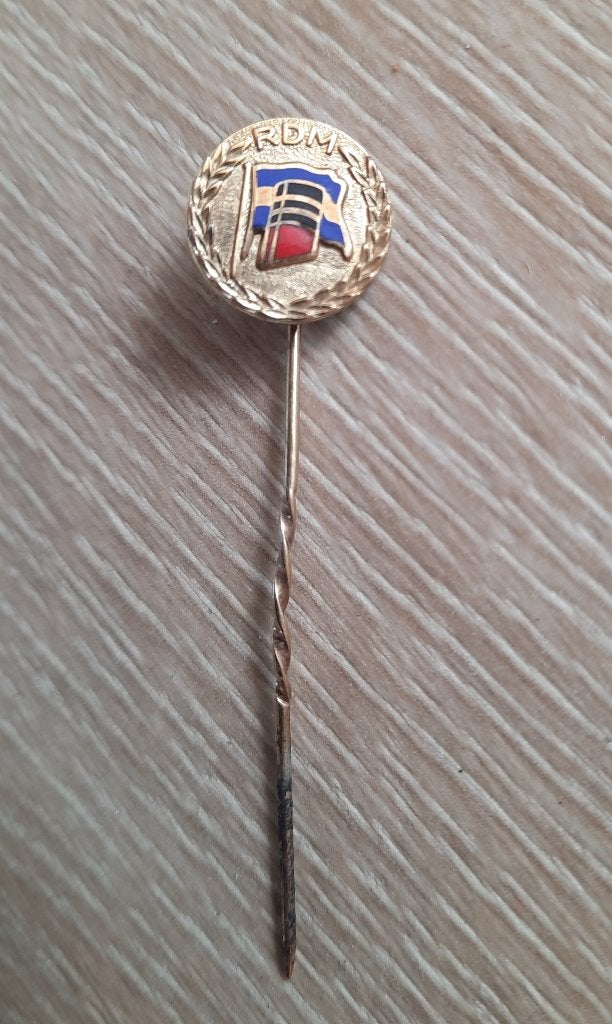 Oud speldje RDM, Ophalen of Verzenden, Gebruikt, Transport, Speldje of Pin