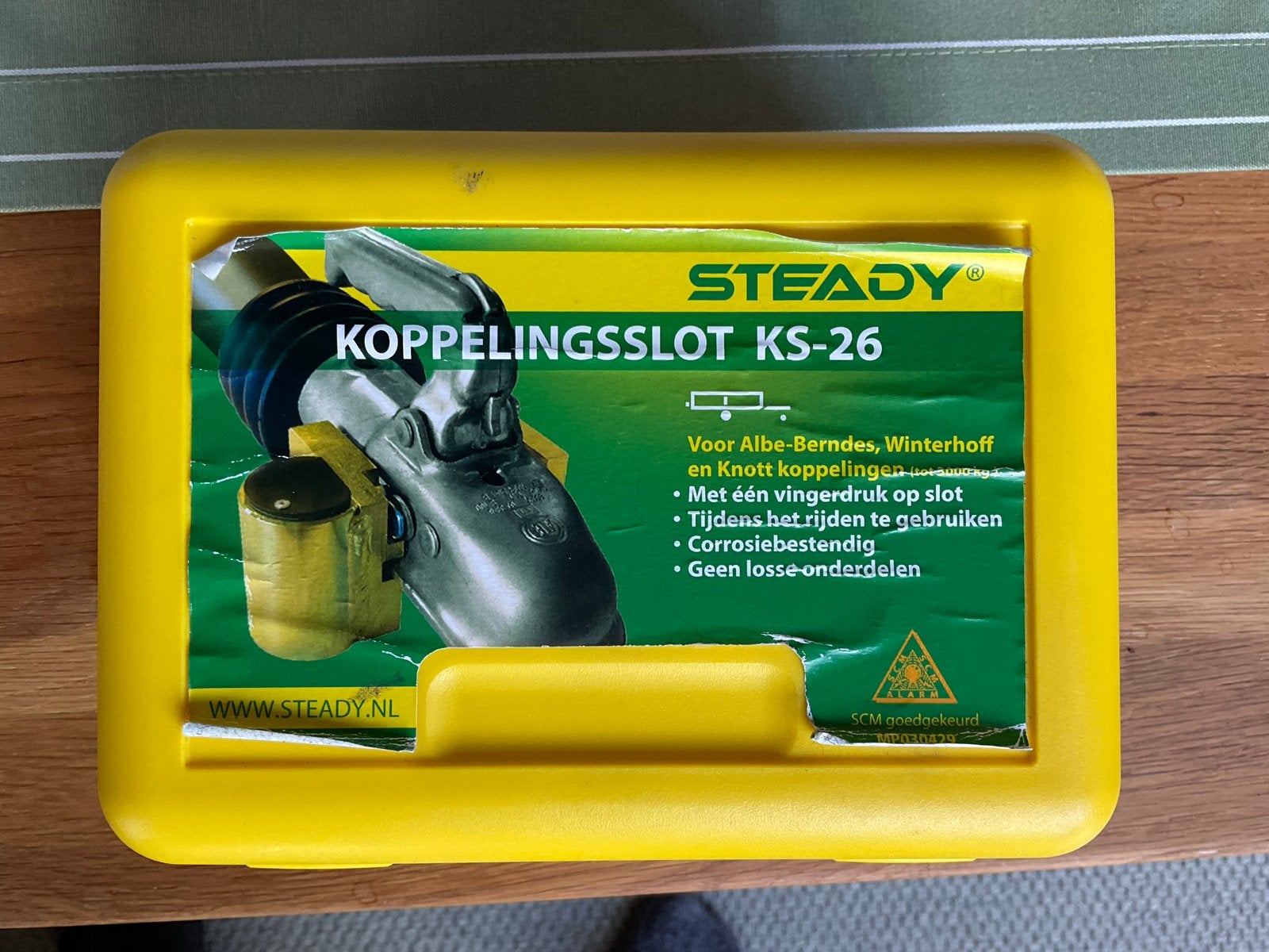 Steady Koppelingsslot KS-26 - SCM goedgekeurd, Ophalen, Zo goed als nieuw