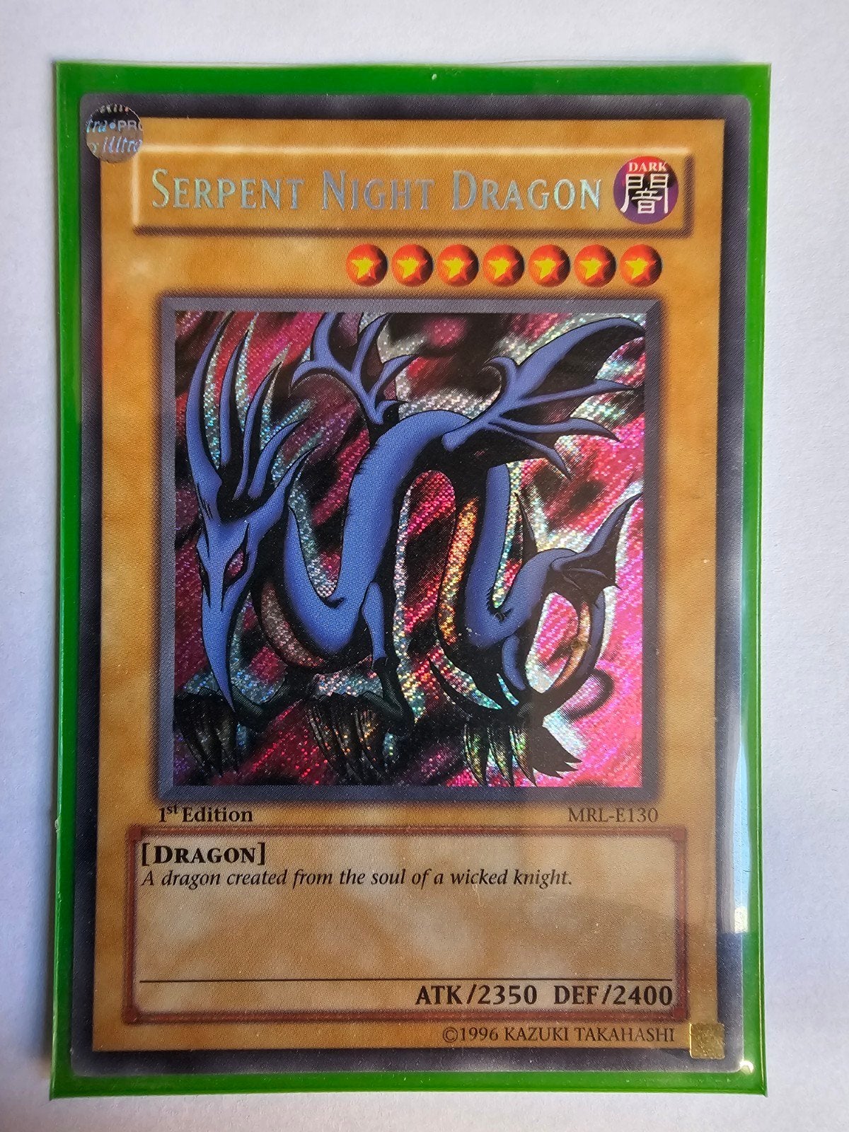Yu-Gi-Oh! Serpent Night Dragon 1st Edition MRL-E130, Verzenden, Zo goed als nieuw, Losse kaart, Foil