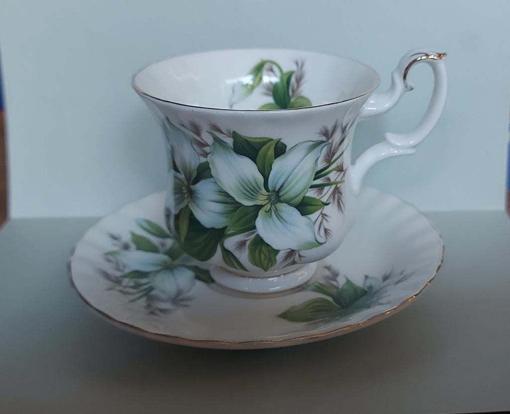 Dames kop en schotels van royal albert, Ophalen of Verzenden, Zo goed als nieuw, Porselein, Kop en/of schotel