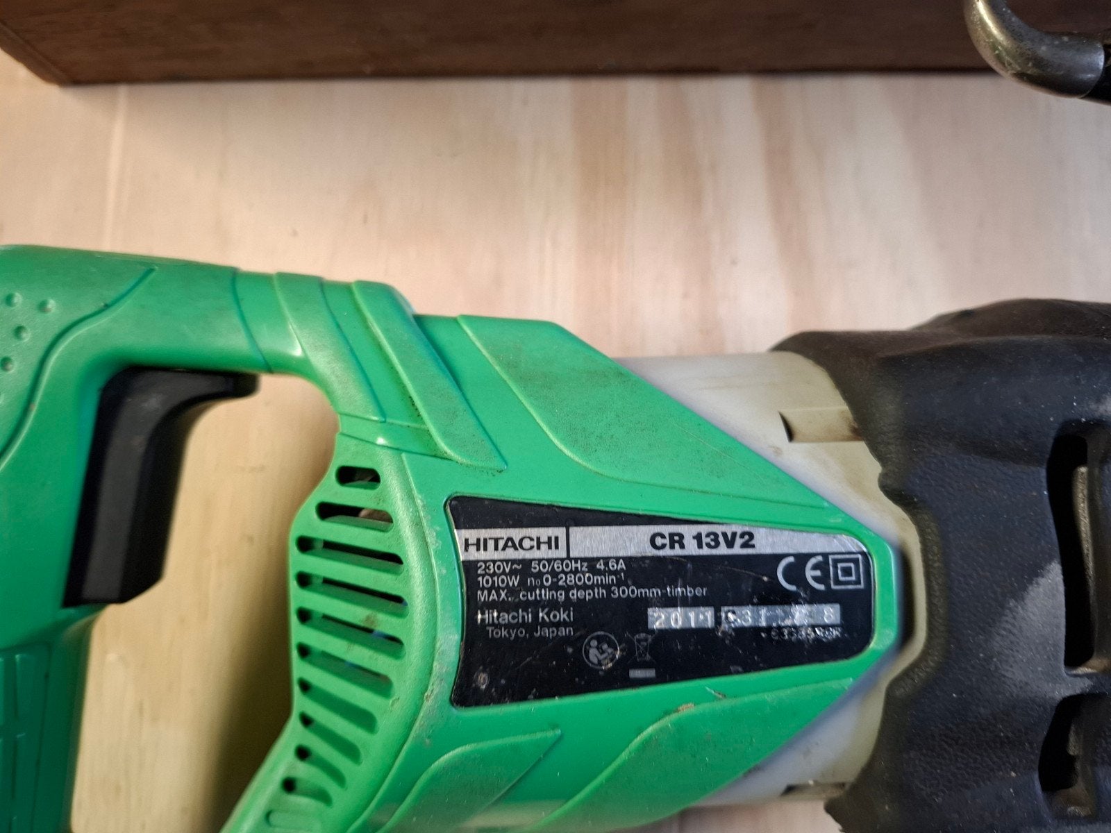 Hitachi  CR 13V2 recipro zaag, Hitachi Koki, 70 mm of meer, 600 tot 1200 watt, Ophalen of Verzenden