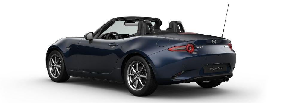 Mazda MX-5 1.5 SkyActiv-G 132 pk Exclusive-Line | CARPLAY |, Achterwielaandrijving, 978 kg, Zwart, 4 cilinders