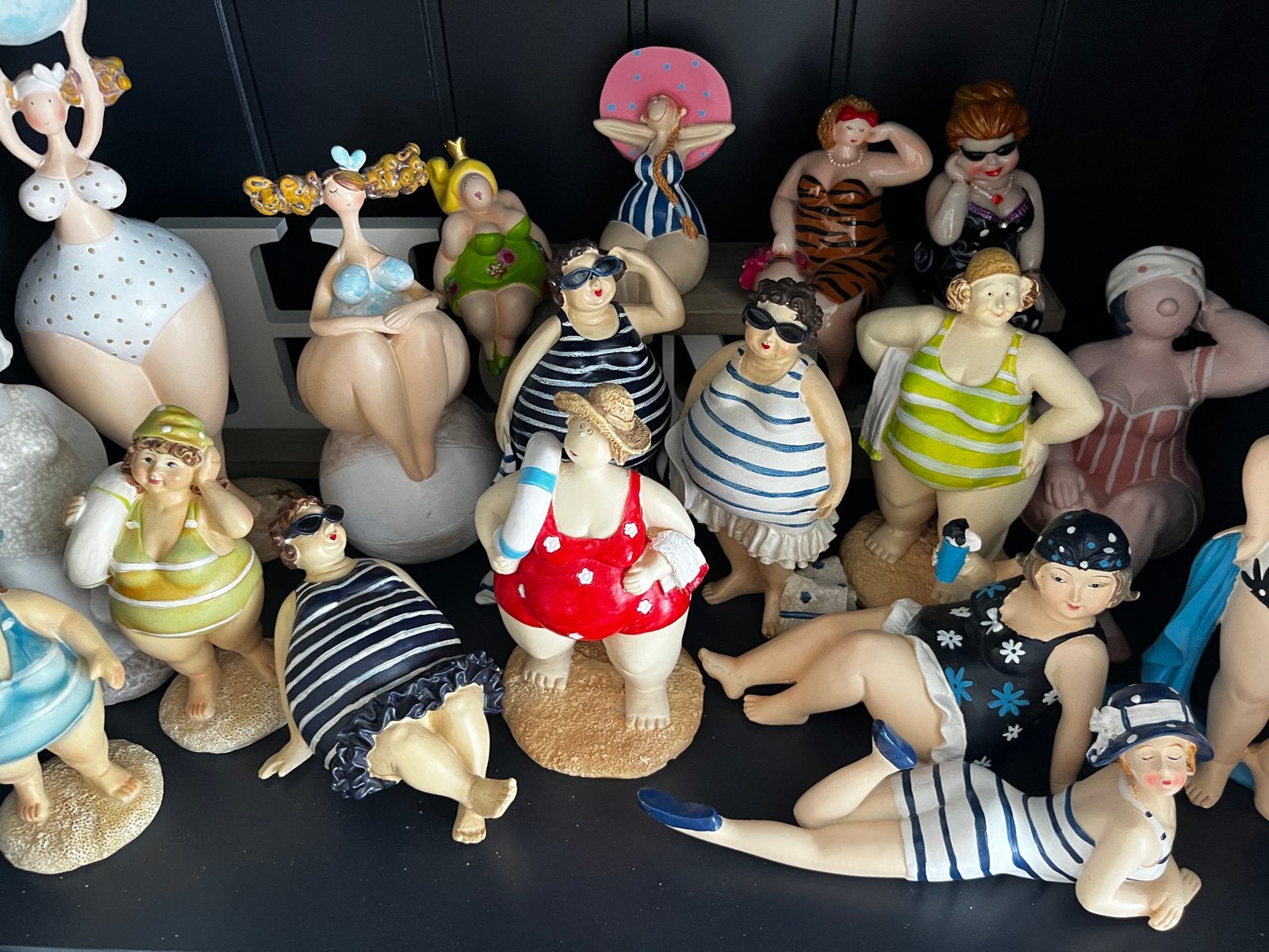 Grote collectie dikke dames beelden - diverse maten, Ophalen, Zo goed als nieuw