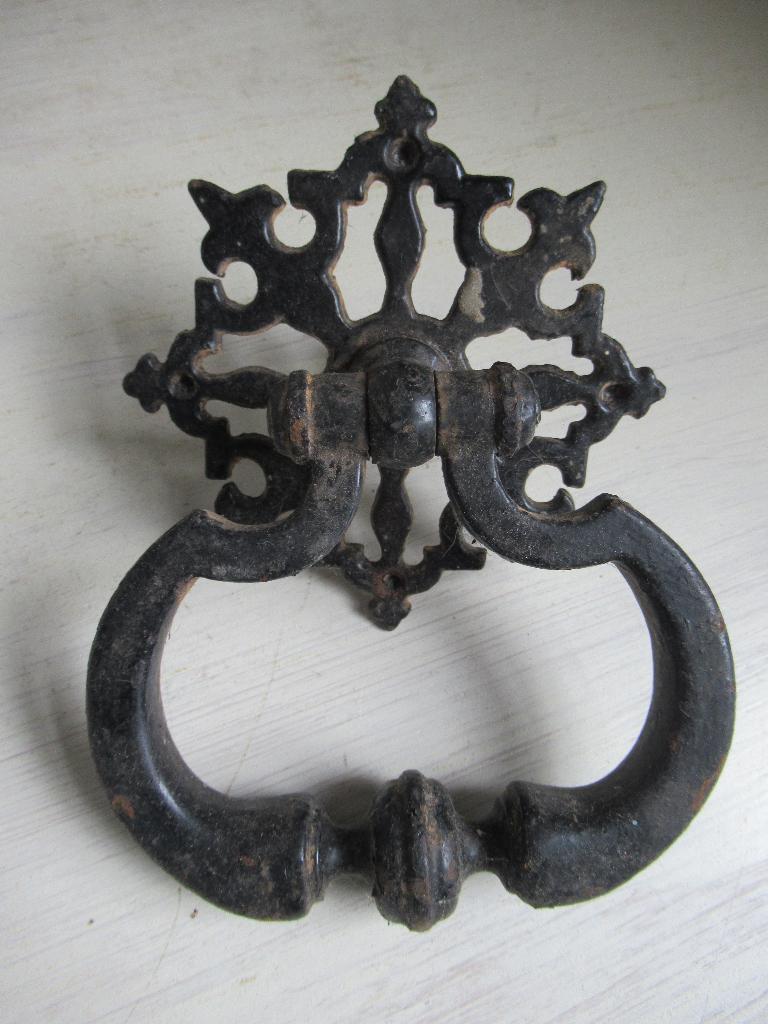 ~ prachtige oude Franse deurklopper, bricbracbrocante ~, Antiek en Kunst, Ophalen of Verzenden