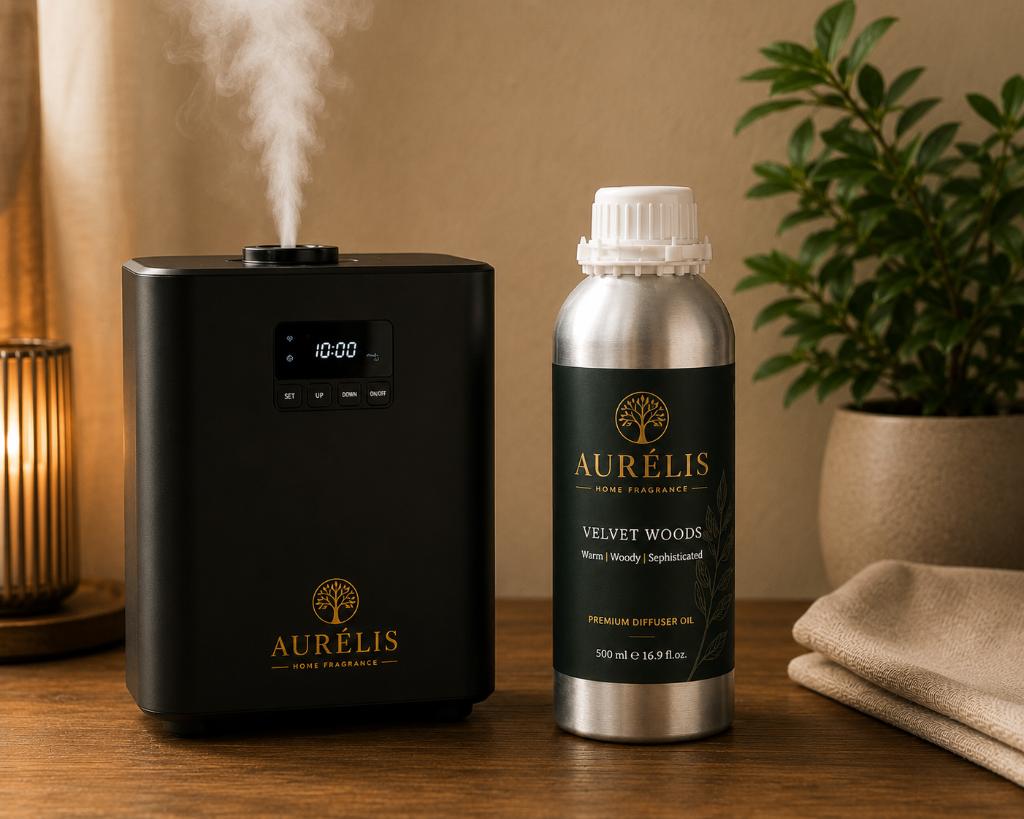 Luxe geurolie voor Aroma Diffuser | Aurélis Home Fragrance, Overige stijlen, Nieuw, Ophalen of Verzenden, Metaal