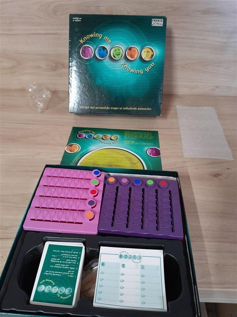Knowing me knowing you - s1810, Hobby en Vrije tijd, Gezelschapsspellen | Bordspellen, Verzenden, Zo goed als nieuw