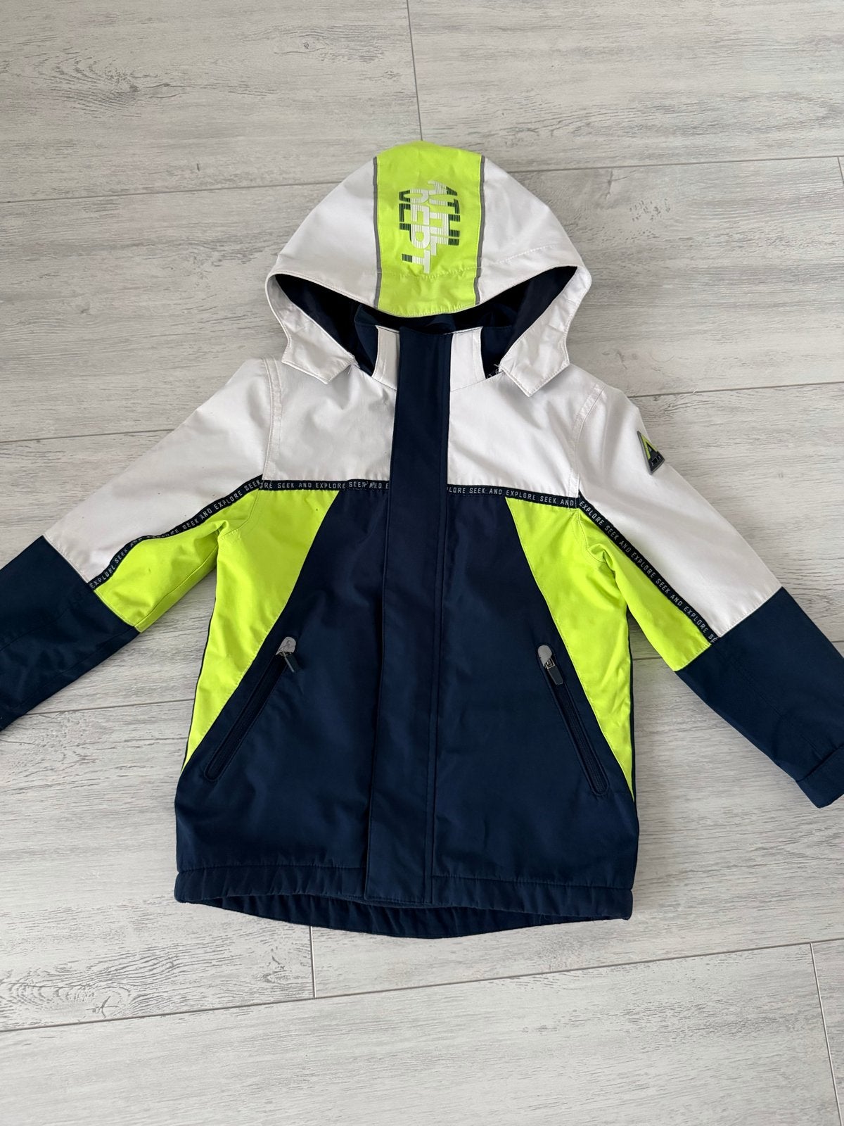 C&A Winterjas/Ski Jas met Fleece Voering Maat 122, Kinderen en Baby's, Ophalen of Verzenden, Gebruikt, Jongen of Meisje, Jas