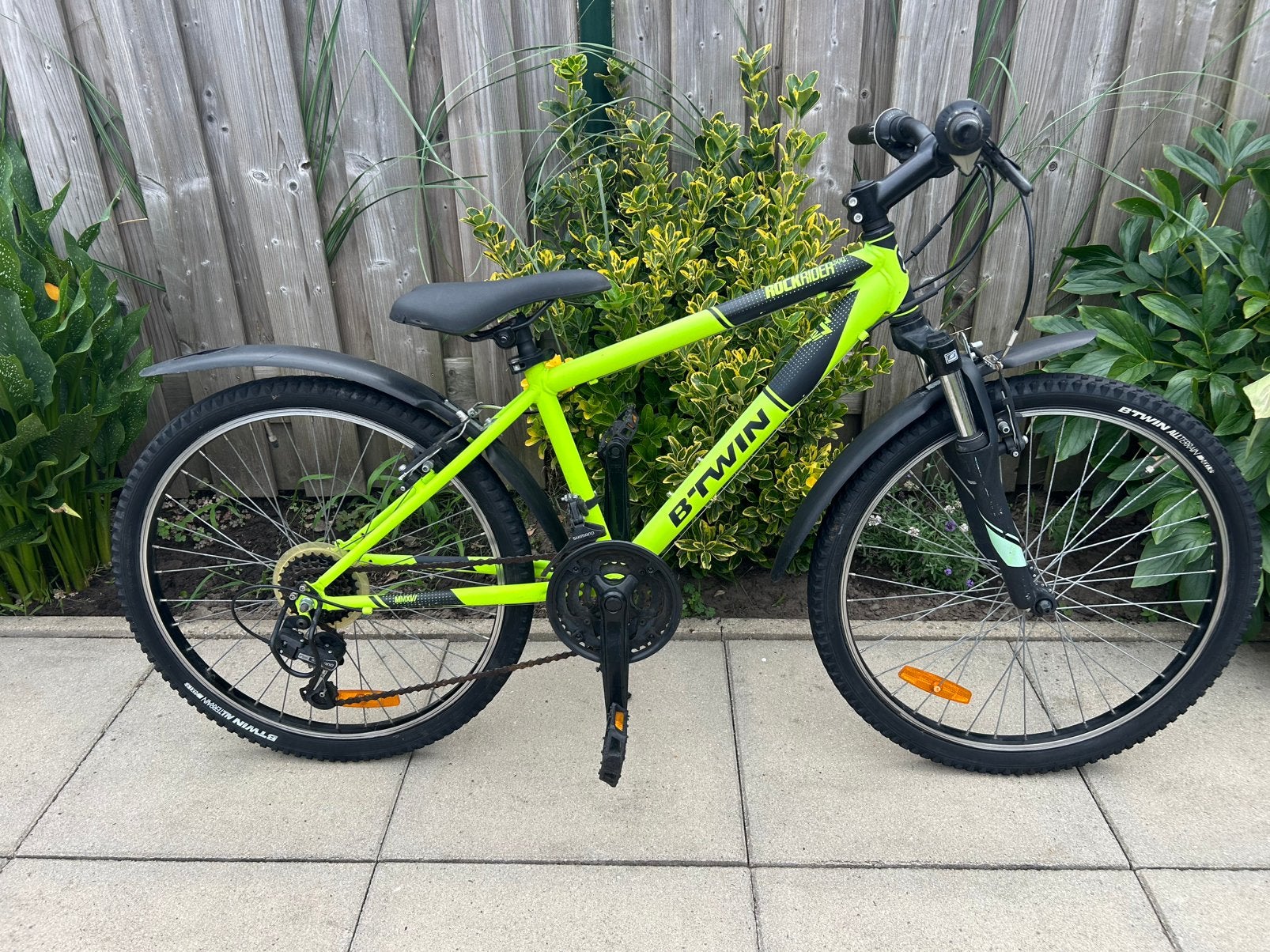 B’twin Rockrider 500. 24 inch, Ophalen, Zo goed als nieuw, 24 inch, Versnellingen