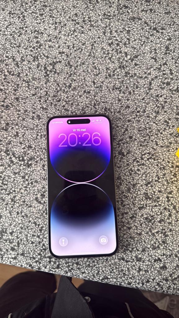 Iphone 14 pro max, Telecommunicatie, Mobiele telefoons | Apple iPhone, Ophalen, 128 GB, Paars, Zo goed als nieuw