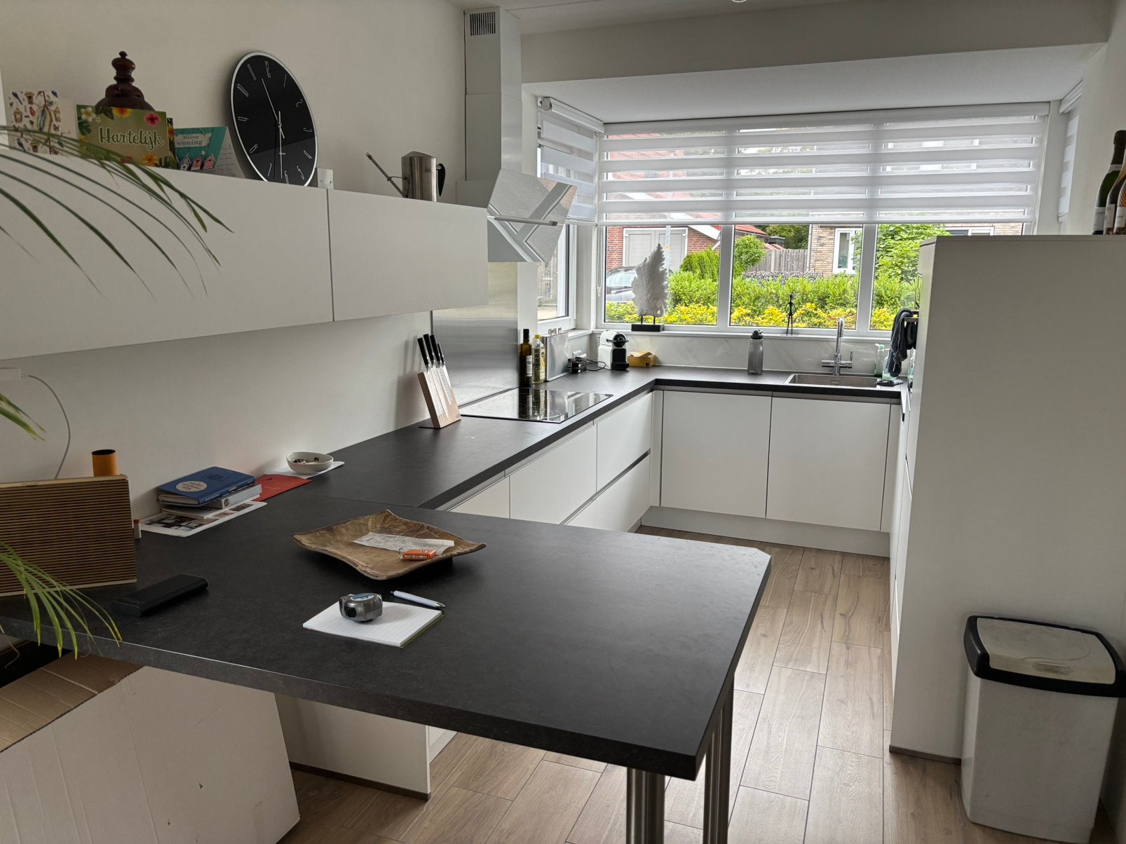 U vormige keuken te koop, Ophalen, U-keuken, Wit, Zo goed als nieuw
