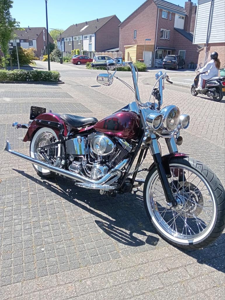 Dikke softail te koop, Motoren, Particulier, Chopper
