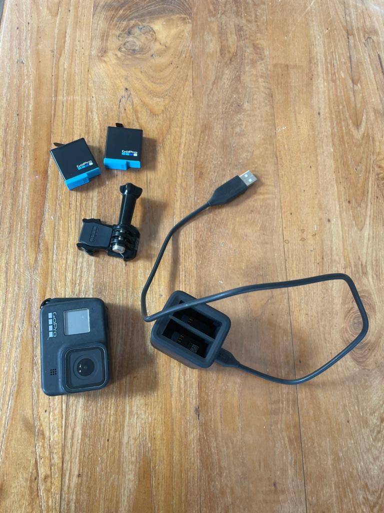 Gopro 8 black +accessoires, Ophalen of Verzenden, Zo goed als nieuw, GoPro