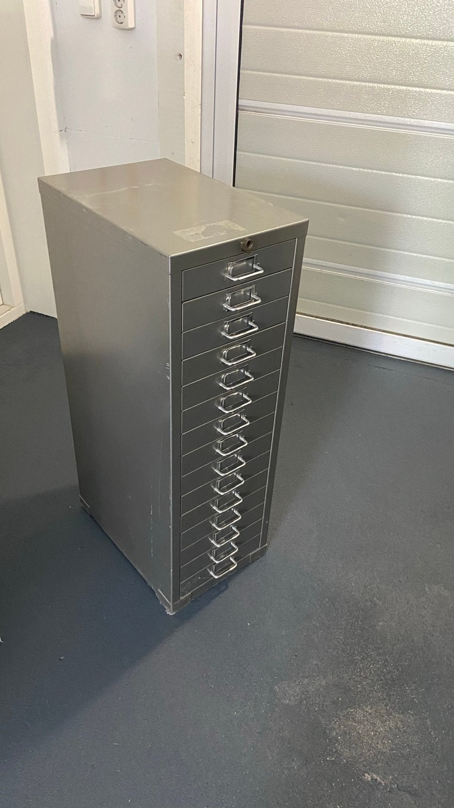 Metalen ladekast met 15 laden - Industrieel design, Ophalen, Minder dan 50 cm, Gebruikt, Minder dan 100 cm