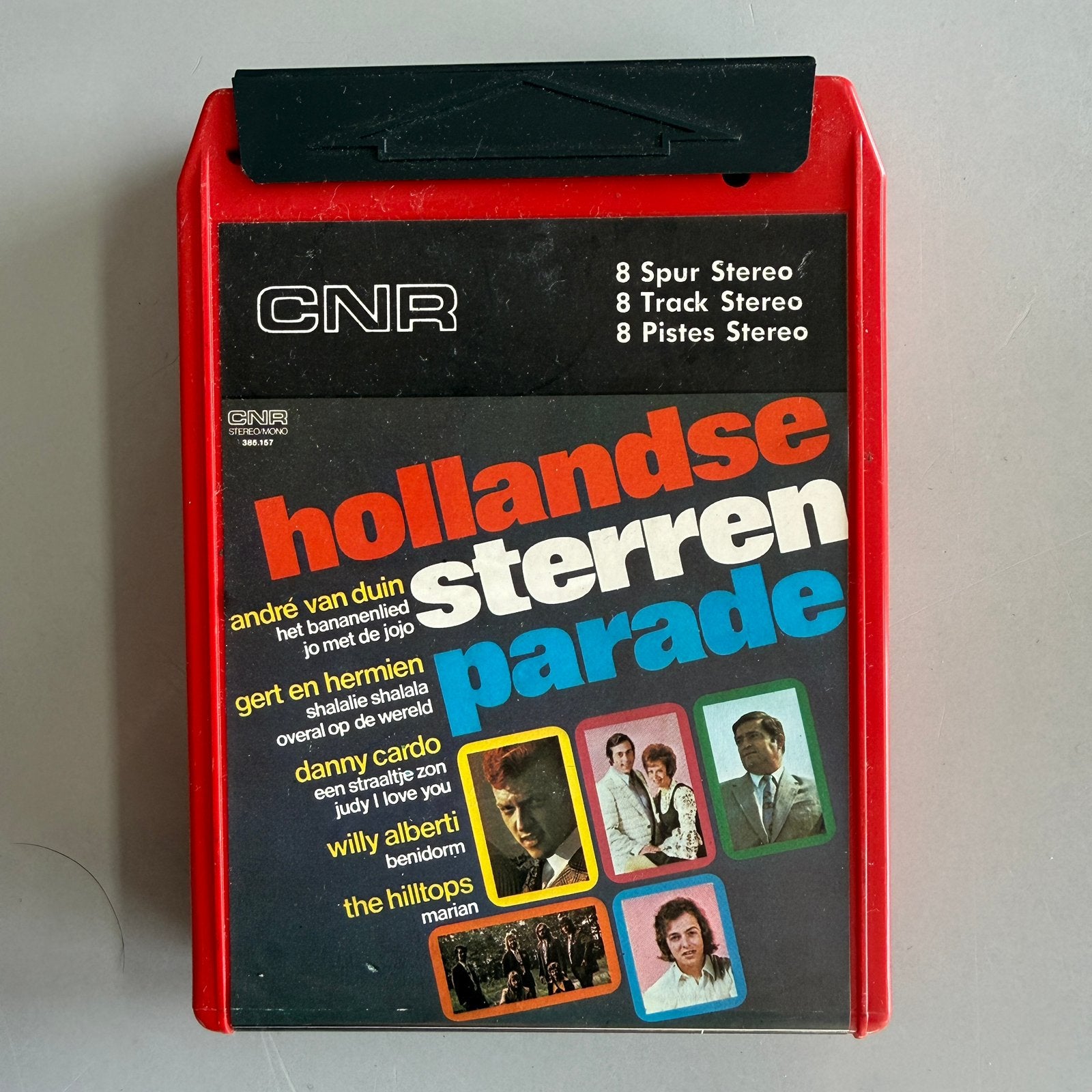 8-track tape Hollandse Sterren Parade André van Duin ea, 1 bandje, Ophalen of Verzenden, Zo goed als nieuw, Voorbespeeld