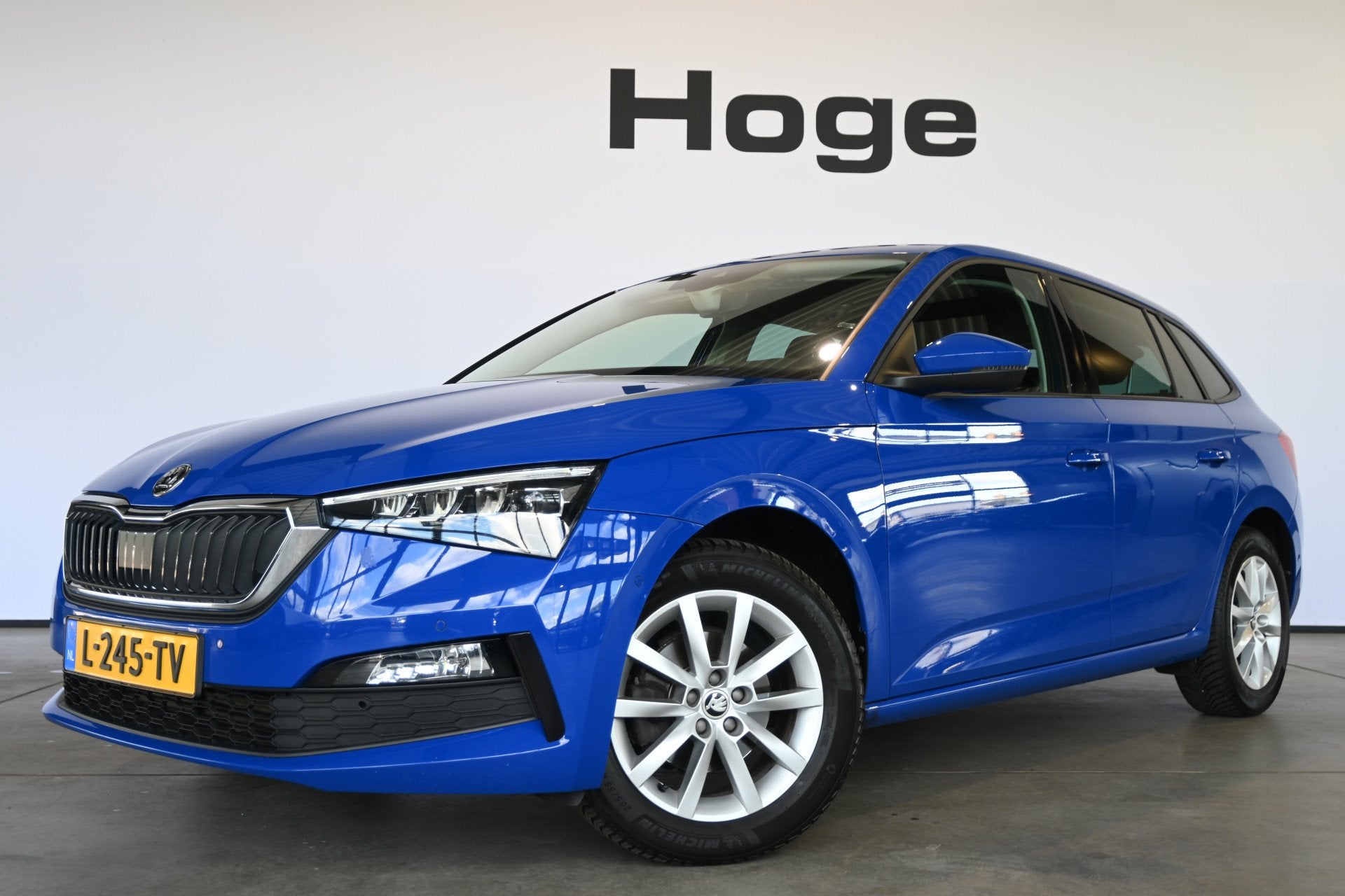 Skoda Scala 1.0 TSI Business Edition Nap! Adaptieve Cruise C, Auto's, Scala, Gebruikt, Met garantie (alle), Blauw