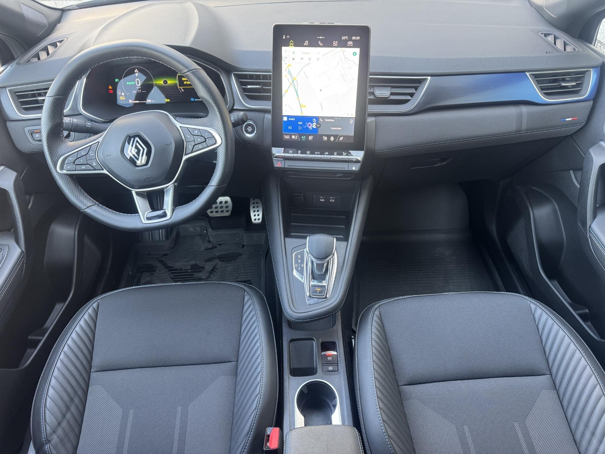 Renault Captur 1.6 E-Tech Full Hybrid 145 Esprit Alpine | Tr, Auto's, Gebruikt, 4 cilinders, Met garantie (alle), Zwart