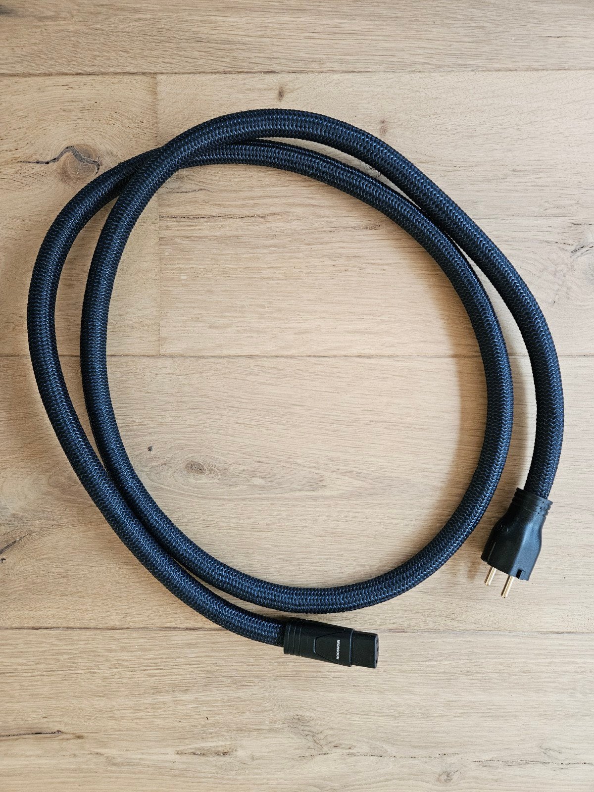 Audioquest Monsoon stroomkabel 2m - Hoogwaardige audiokabel, Ophalen of Verzenden, Zo goed als nieuw, Minder dan 2 meter, Overige kabels
