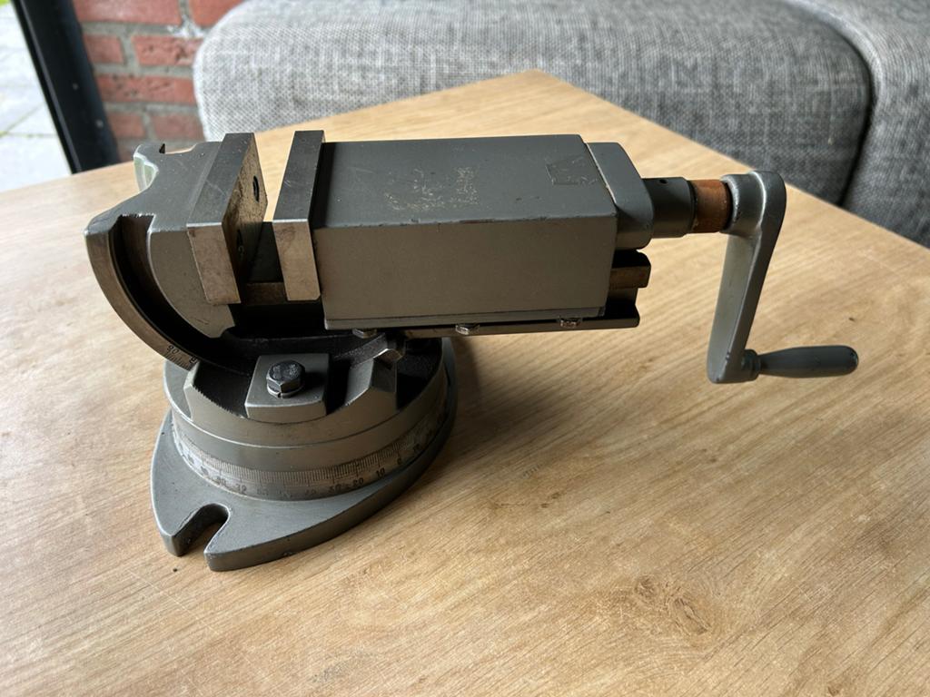 Optimum MV3-75 Drie assige Machineklem Freesklem, Ophalen of Verzenden, Zo goed als nieuw