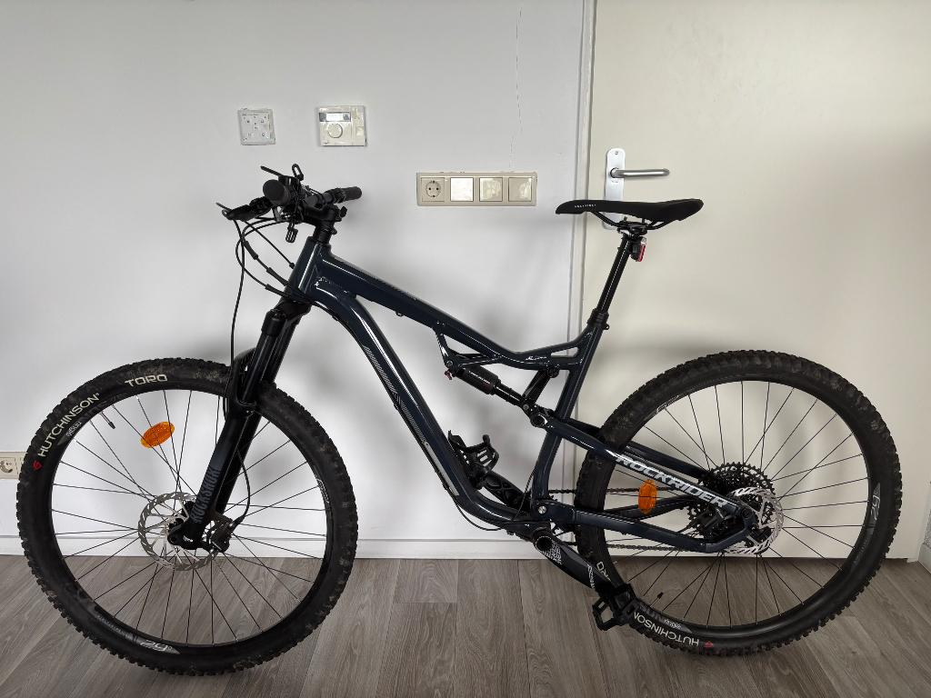 ROCKRIDER Decathlon Mountainbike, Gebruikt, Vering, Overige maten, 15 tot 20 versnellingen