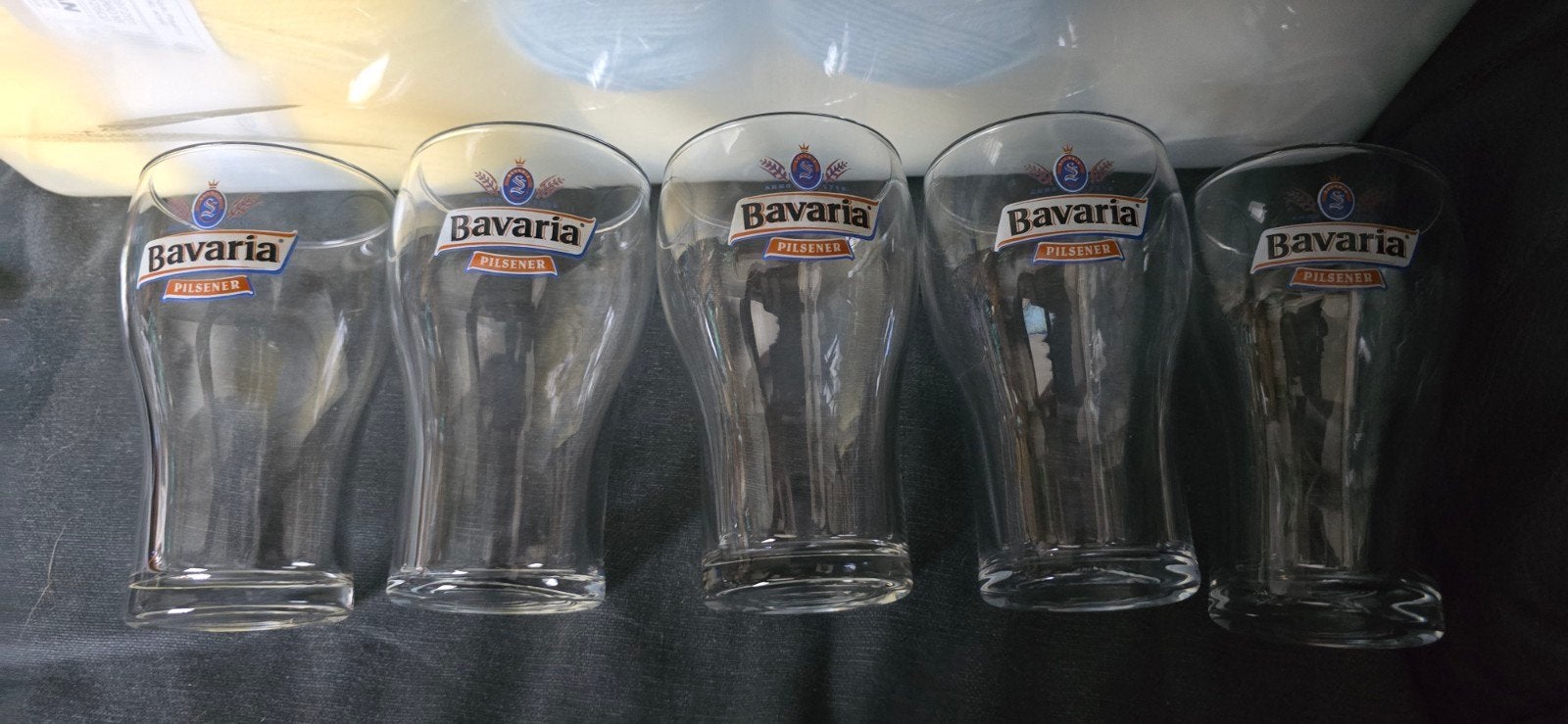 Glazen  bavaria en  dommelsch, Verzamelen, Ophalen of Verzenden, Zo goed als nieuw, Bierglas