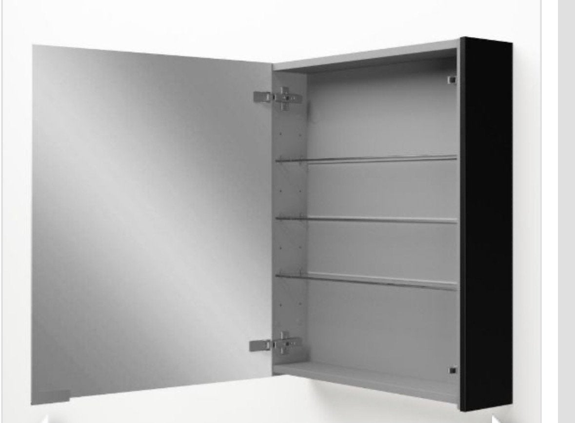 Badkamerspiegelkast 60x70cm met indirecte LED verlichting, Ophalen, Nieuw