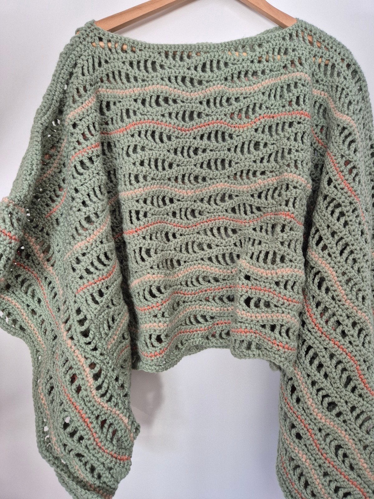 HandmadeByGreet  unieke Poncho, Ophalen of Verzenden, Nieuw, Maat 46/48 (XL) of groter, Groen