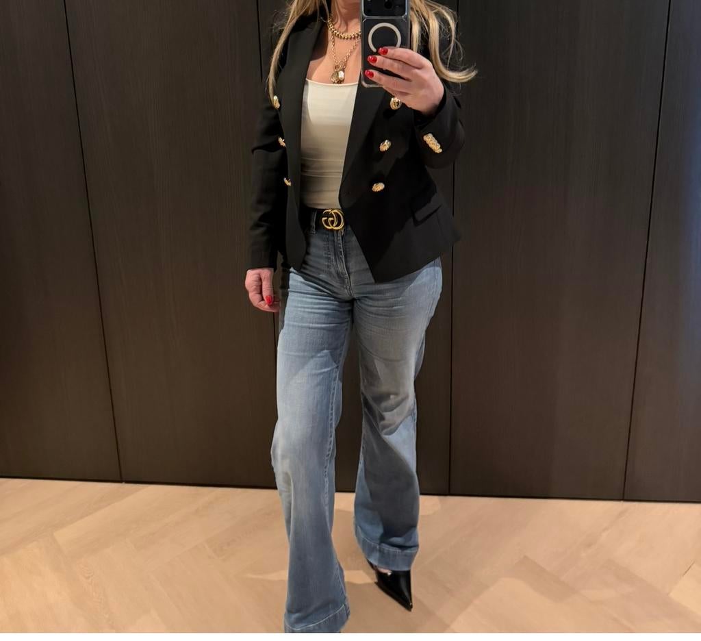 Nieuw Balmain jasje, zwart, maat 34/36!, Ophalen of Verzenden, Zo goed als nieuw, Maat 34 (XS) of kleiner, Zwart