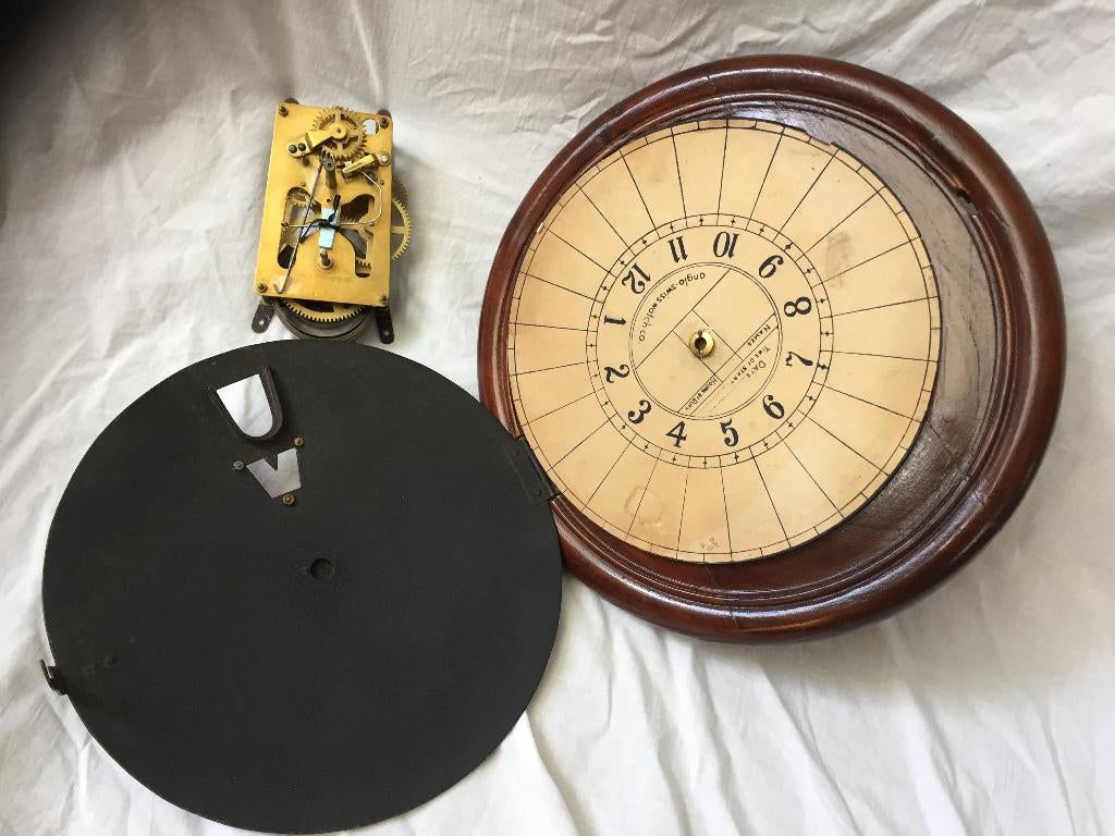 Anglo Swiss Watch Co Nachtwakersklok, project, Antiek en Kunst, Antiek | Klokken, Ophalen of Verzenden