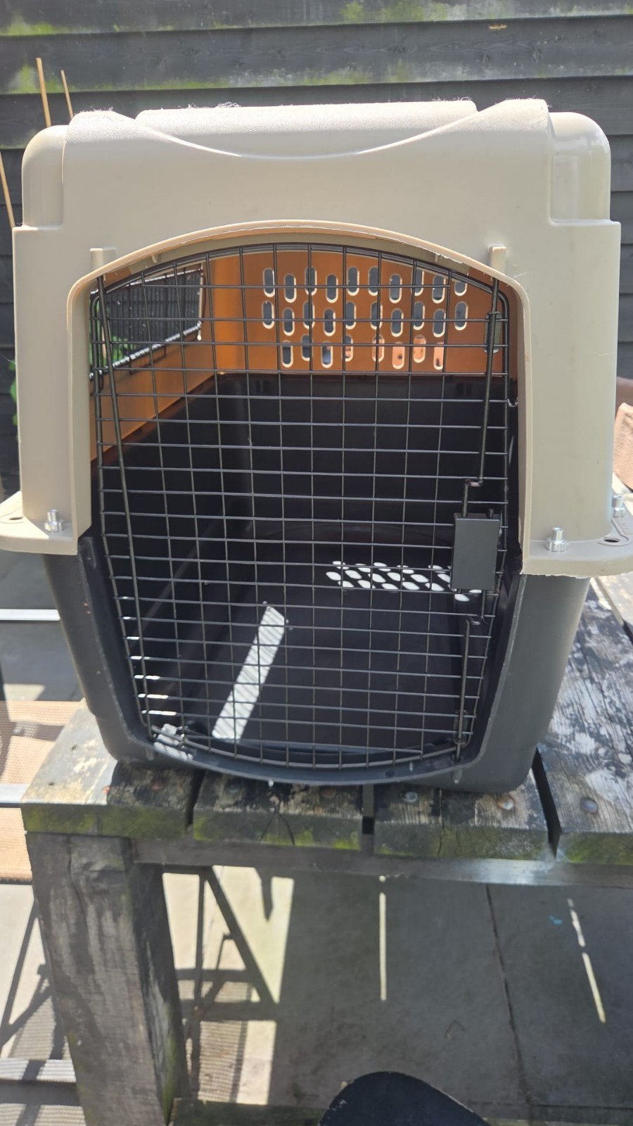 Honden transportbox XL., Ophalen, Gebruikt